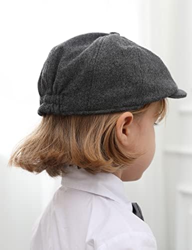 A & J tasarım Bebek Erkek Newsboy Kapaklar Çocuklar Vintage Sürücü Bere Şapka