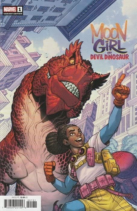 Ay Kızı ve Şeytan Dinozor (2. Seri) 1B VF / NM; Marvel çizgi romanı