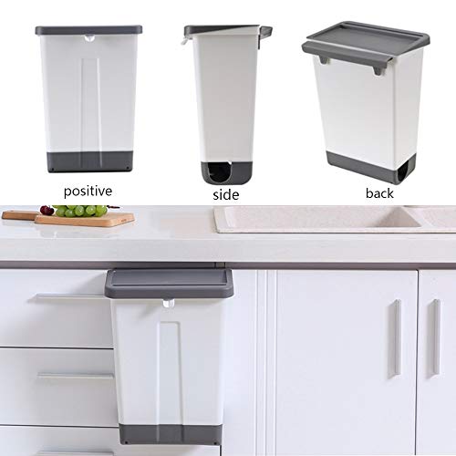 AYMAYA çöp kutuları, Mutfak çöp tenekesi Plastik Duvara Monte çöp kutusu Atık Geri Dönüşüm Kompost Kutusu çöp torbası Tutucu çöp konteyneri