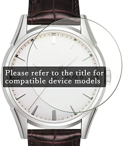 Synvy [3 Paket] Ekran Koruyucu ile Uyumlu H. Moser Cıe 3200-1202 TPU Filmi Smartwatch akıllı saat Koruyucuları [Temperli Cam]