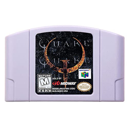 Yeni N64 Oyunları Kartuşu Quake 64 ABD Versiyonu NTSC İçin N64 Konsol Oyun Kartı