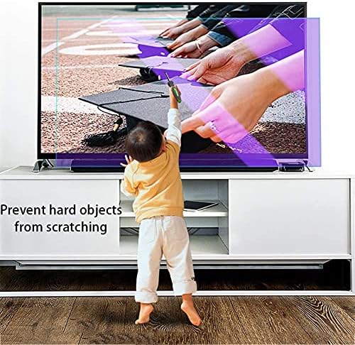 KELUNIS 32-75 inç parlama önleyici/Anti mavi ışık TV ekran koruyucu film göz yorgunluğunu azaltmak için,75 (1645 * 931)