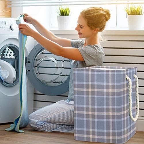 Inhomer Yatay Çizgili 300D Oxford PVC Su Geçirmez Giysiler Sepet Büyük çamaşır sepeti Battaniye Giyim Oyuncaklar Yatak Odası