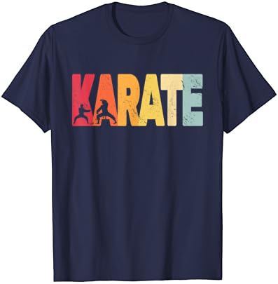 dövüş sanatları karate retro erkekler için karate erkek çocuklar için tişörtler T-Shirt