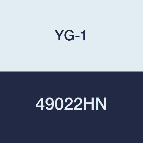 YG-1 49022HN HSS End Mill, 2 Flüt, Minyatür Saplama Uzunluğu, Çift, Kalay Kaplama, 2 Uzunluk, 3/16