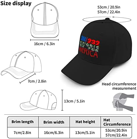 JVAN Şapkalar Erkek beyzbol şapkası Ayarlanabilir Şapkalar Erkek, Cumhuriyetçi Şapkalar 306 232 Baba Şapkası