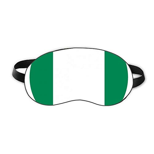 Nijerya Afrika Ulusal amblemi uyku göz kalkanı yumuşak gece körü körüne gölge kapağı