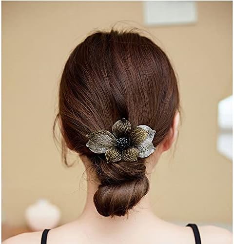 HNBBF Saç Tokası Kadın Sonbahar ve Kış Geri Kafa bir Kelime Klip Kore Klip Yarım kravat Saç