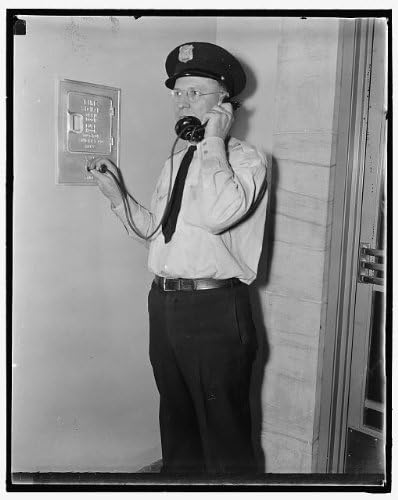 Tarihsel Bulgular Fotoğraf: FBI Muhafız Raporları, Memur Ray D Buckingham, Eklenti Telefon, Washington DC,1937