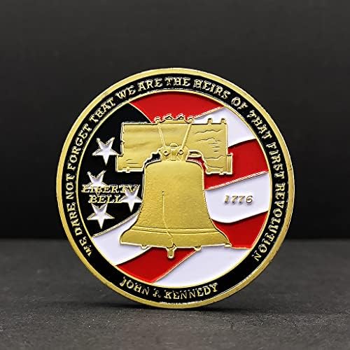 Yeni Amerikan Yılan Saat 1776 Madalya Sikke Gadsden Bayrak Madalya Metal Oyuncak Rozeti